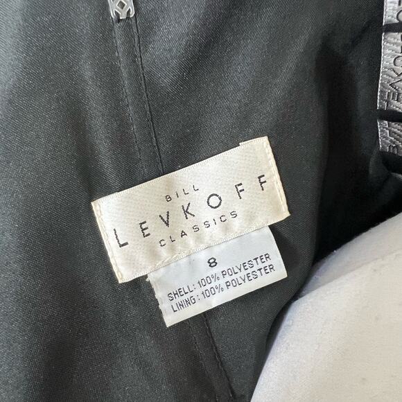 Bill Levkoff Strapless Gown 8 Formal A-Line Prom Bridesmaid Evening Event Maxi - Picture 6 of 10